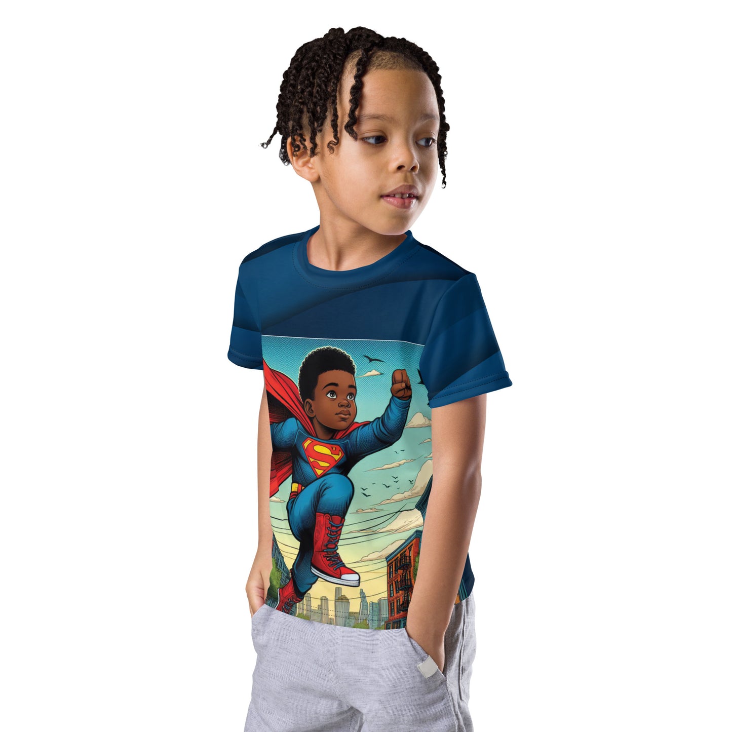 Kids crew neck t-shirt