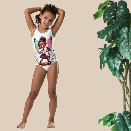 All-Over Print Kids Swimsuit