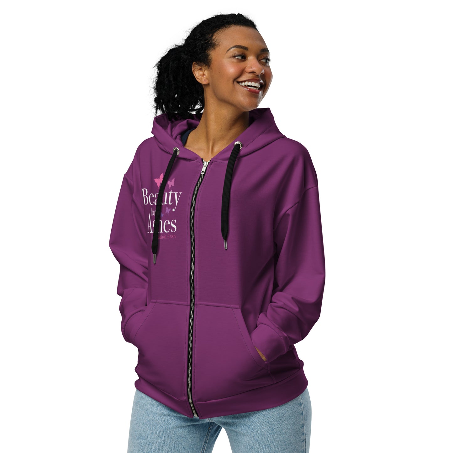 Unisex zip hoodie