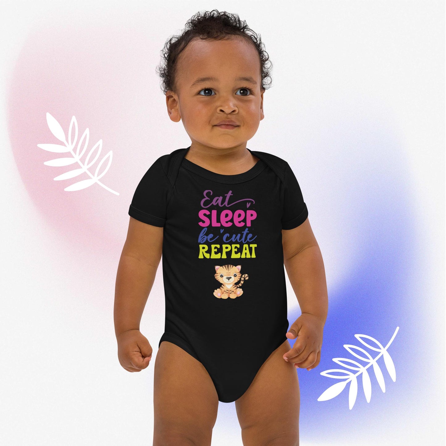 Organic cotton baby bodysuit