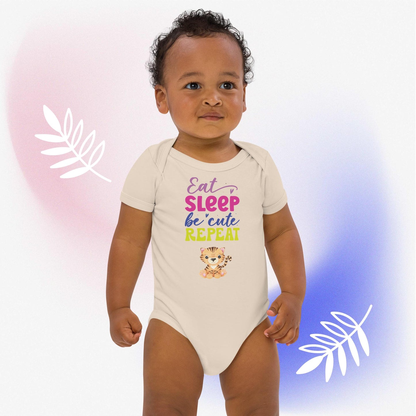 Organic cotton baby bodysuit