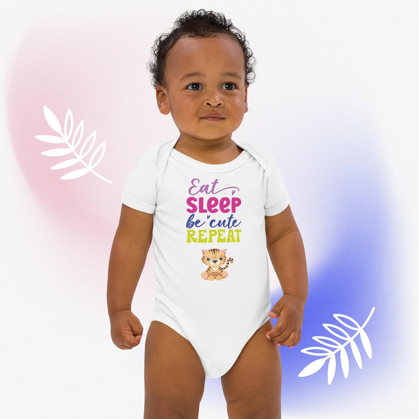 Organic cotton baby bodysuit