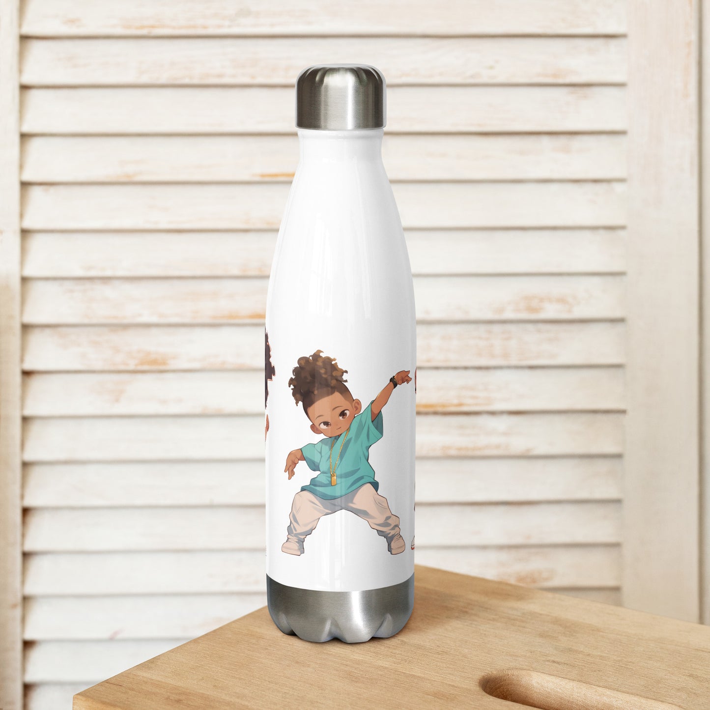 Stainless steel water bottle